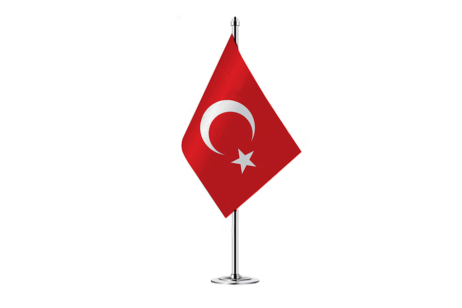 MAS-865 Tekli Masa Bayrağı